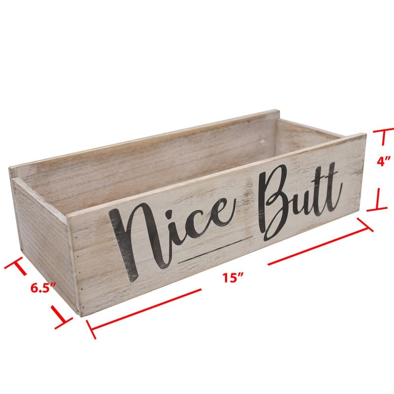 Nice Butt Bathroom Decor Box for Bathroom, Kitchen - 8'6" x 13'