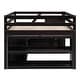 preview thumbnail 64 of 103, Modern Wooden Loft Bed with Retractable Writing Desk and 3 Drawers, Storage Stairs and Shelves