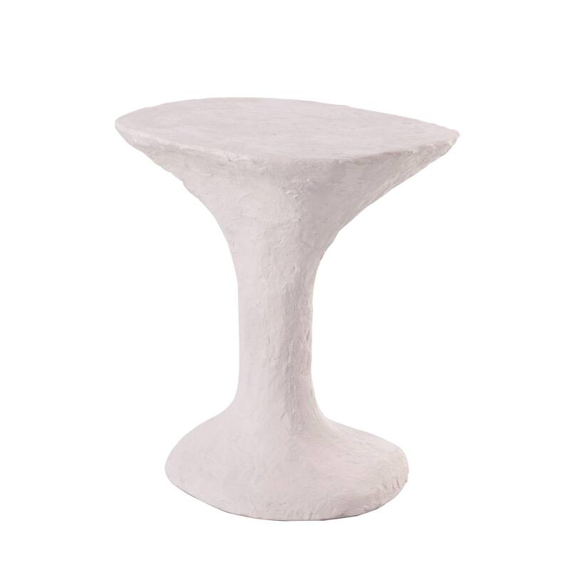 Primitive Accent Table-Soft White