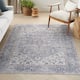 57 Grand by Nicole Curtis Vintage Medallion Machine Washable Area Rug - 6' x 9' - Grey