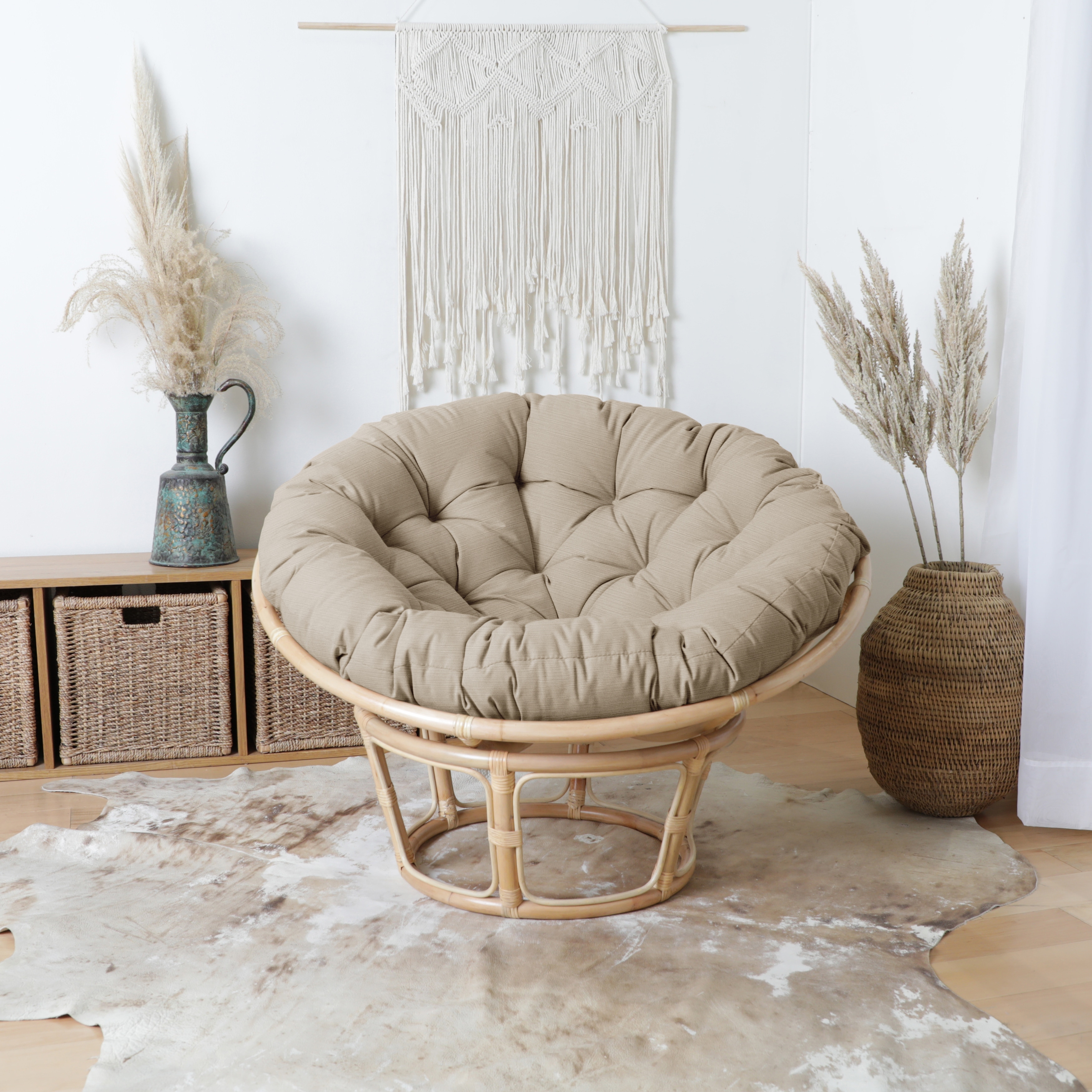 Sorra Home Velvet Papasan Cushion