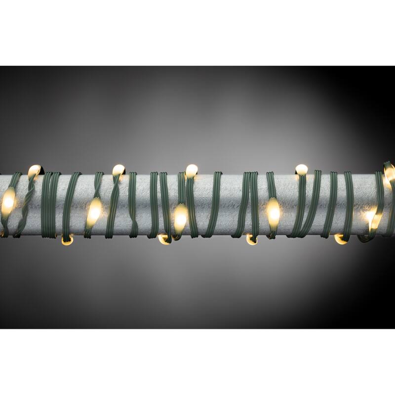 50 ft Connectable Ribbon Wrap Light with Green Wire