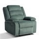 preview thumbnail 19 of 24, Modern Upholstered Recliner Chair with Adjustable Backrest Corduroy Green Single