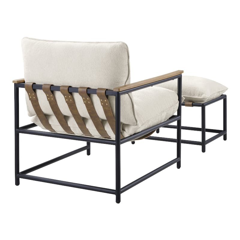 Sanders Chair & Ottoman