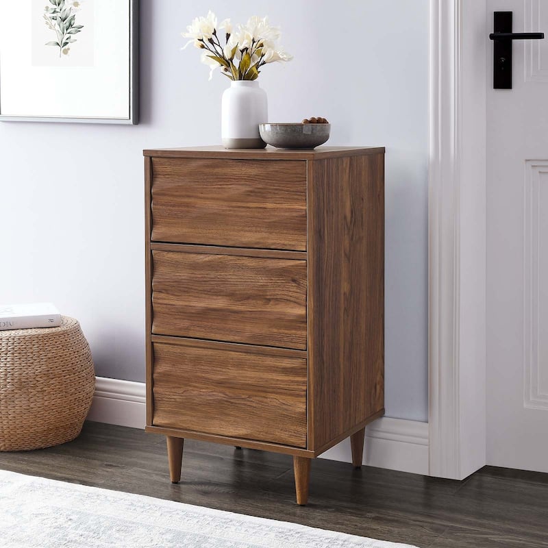 Vespera 3-Drawer Chest - Walnut