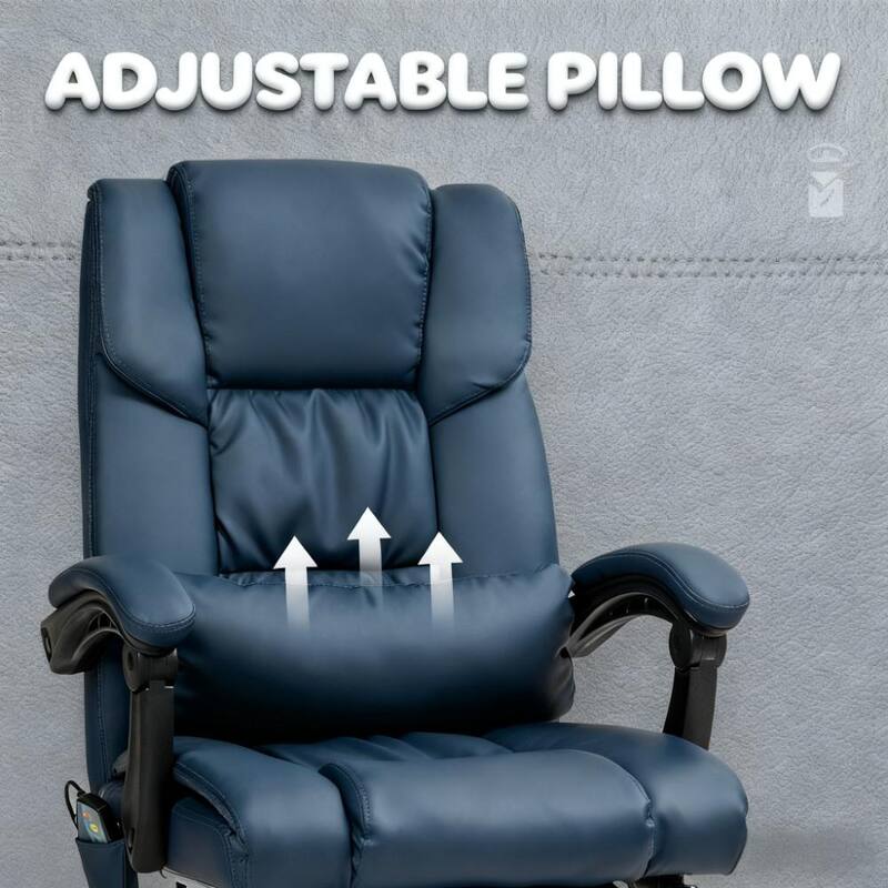 Office Chair, Ergonomic Executive Chair with Footrest, Luxe Comfort for Work & Relaxation