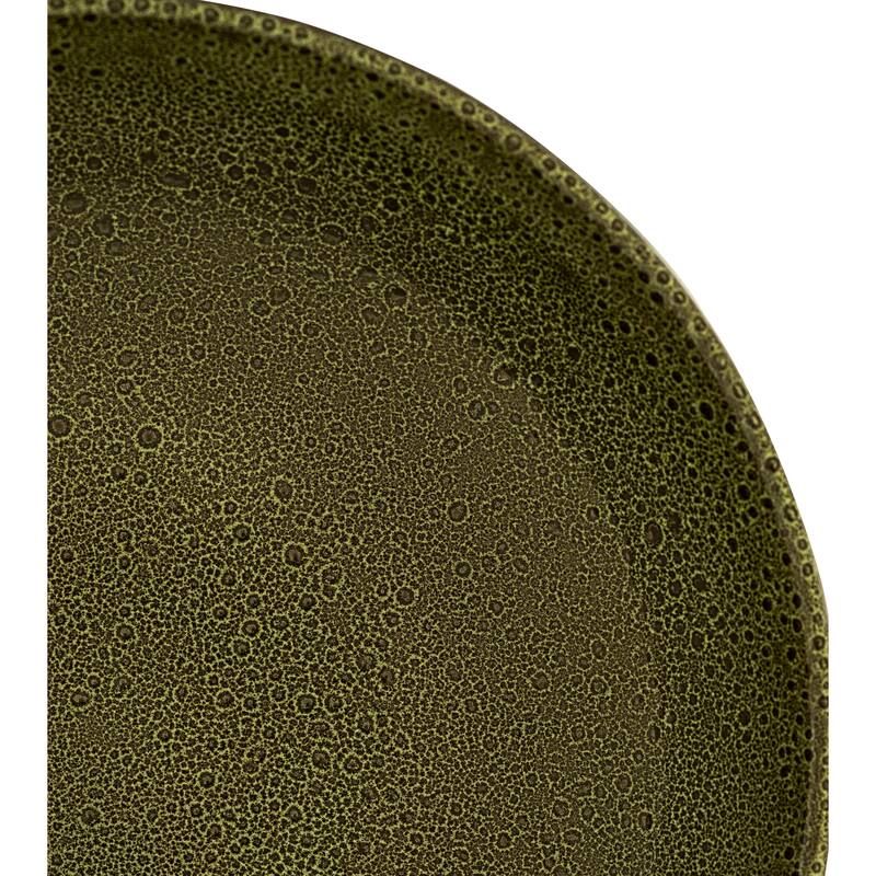 Red Vanilla Art Green Coupe Service Platter