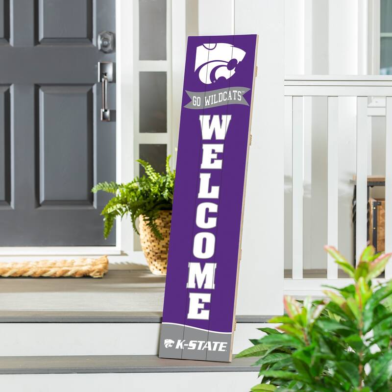 47" Porch Leaner Welcome Wall Sign, Kansas State University