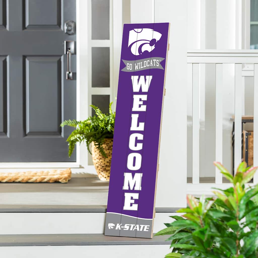 47" Porch Leaner Welcome Wall Sign, Kansas State University