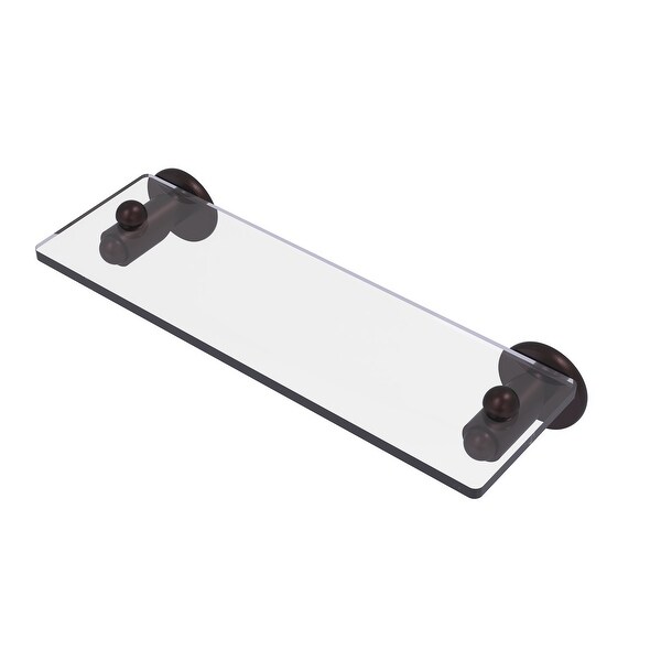 Allied Brass Soho Collection Glass Vanity Shelf with Beveled Edges