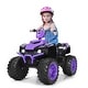 preview thumbnail 37 of 80, Costway 12V Kids 4-Wheeler ATV Quad Ride On Car w/ LED Lights Music - 42''x25.5''x29''(LxWxH)