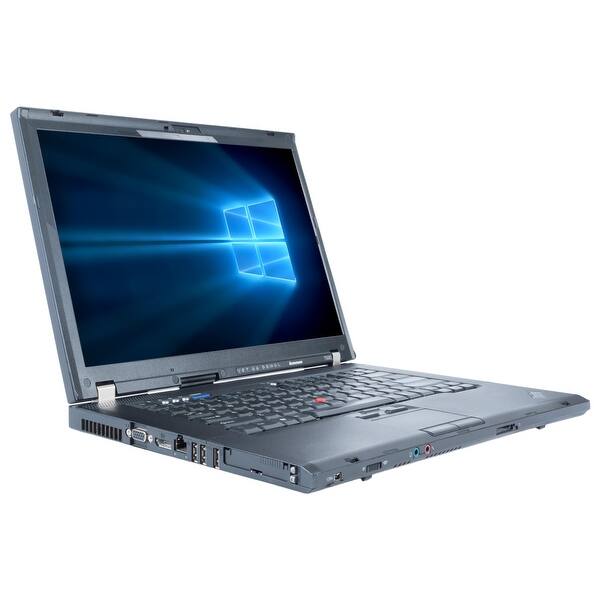 Shop Black Friday Deals On Refurbished Lenovo Thinkpad T500 15 4 Laptop Intel Core 2 Duo P8400 2 26g 4g Ddr3 160g Dvd Win 7 Pro 64 1 Year Warranty Black Overstock 12436140