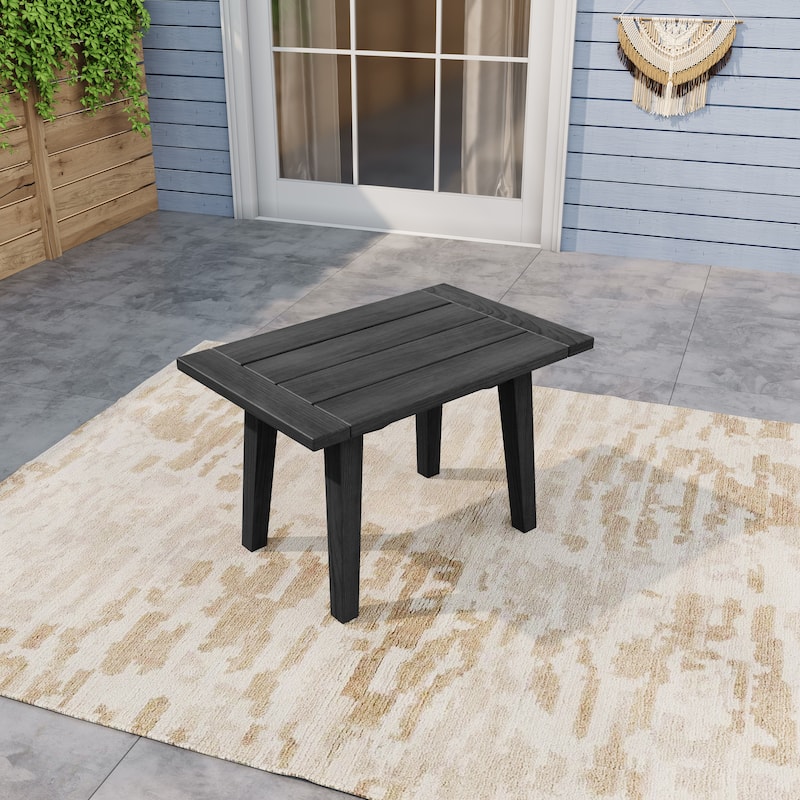 Outdoor Wood Club Chairs Set Loveseat with Cushion