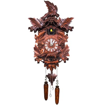 15" Engstler Battery-Operated Full Size Cuckoo Wall Clock
