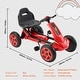 preview thumbnail 8 of 8, 4 Wheel Pedal Ride On Toy for Kids 3-8 Adjustable Seat Red Color - 33.27 x 18.31 x 19.69 in