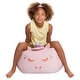 preview thumbnail 5 of 94, Animal Bean Bag Chair for Kids, Soft Cozy Animal Chair for Bedrooms Medium - 18 inch - Pink Unicorn