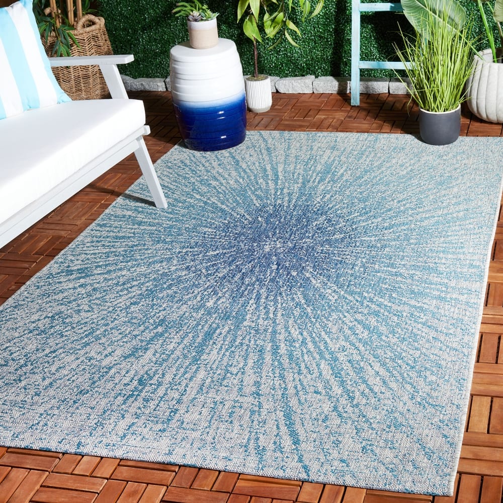 SAFAVIEH Courtyard Anatolija Casual Waterproof Patio Backyard Rug