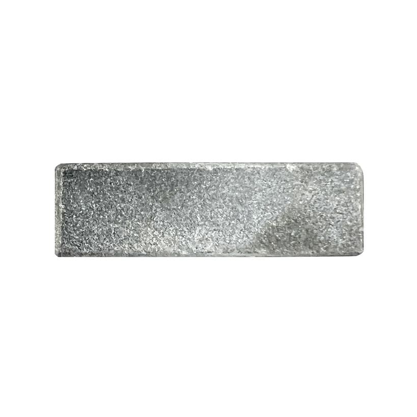 HomeRoots Set of Six Gray Rectangle Knob Stone Drawer Pull Knobs - 5.00 in. x 5.10 in. x 2.60 in.