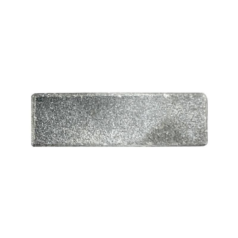 HomeRoots Set of Six Gray Rectangle Knob Stone Drawer Pull Knobs - 5.00 in. x 5.10 in. x 2.60 in.