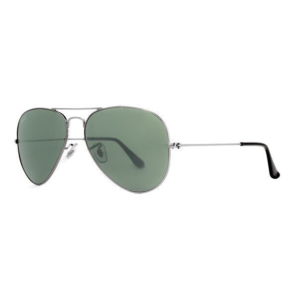Ray Ban RB 3025 W0879 58mm Gunmetal G-15 Lens Unisex Aviator Sunglasses - 58mm-14mm-135mm