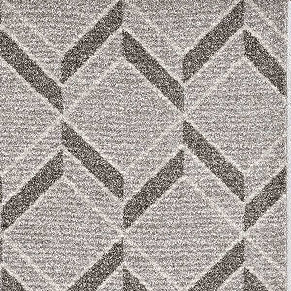 2'X4' Grey Machine Woven Uv Treated Herringbone Illusion Indoor Outdoor Accent Rug 2'X4' Grey Machine Woven Uv Treated Herringbone Illusion Indoor Outdoor Accent Rug