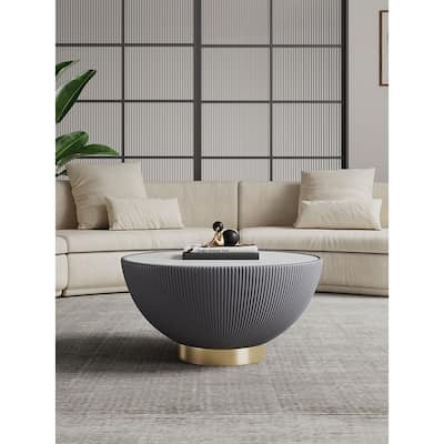 Manhattan Comfort Modern Anderson Upholstered Coffee Table