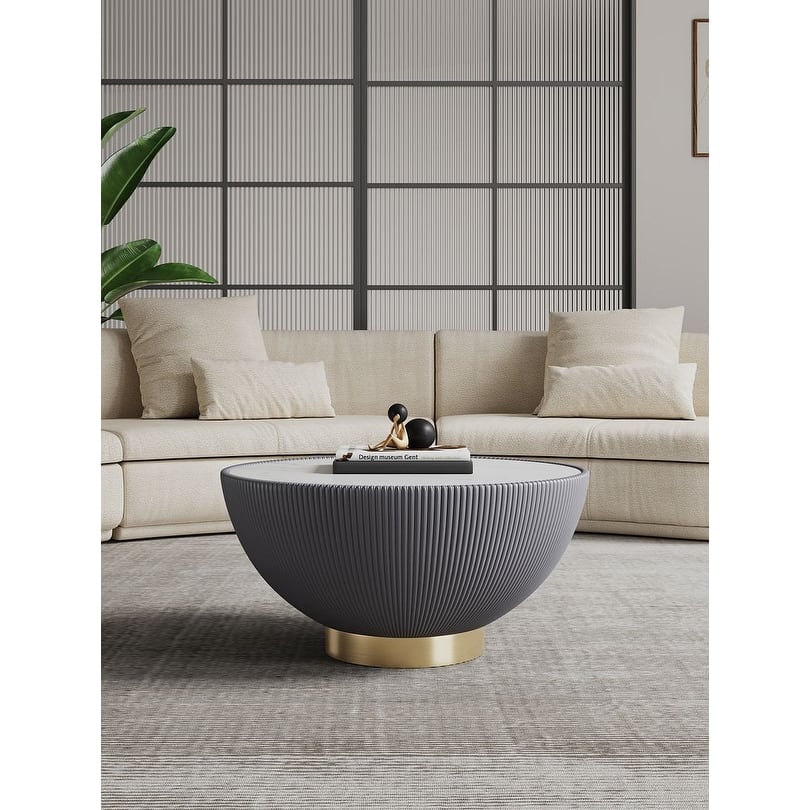 Manhattan Comfort Modern Anderson Upholstered Coffee Table