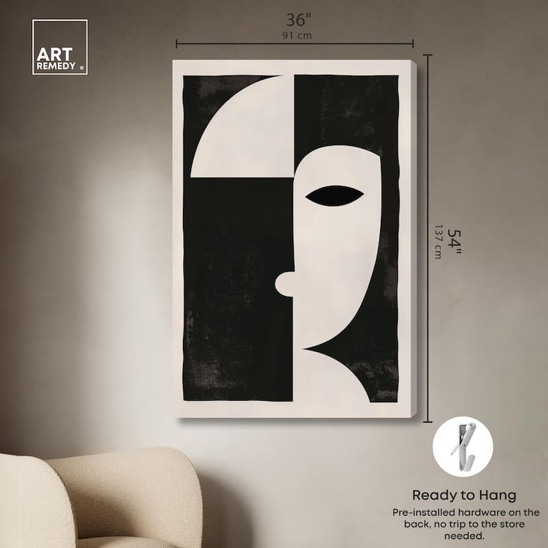 The Mask II Canvas by Art Remedy, Gallery Wrapped