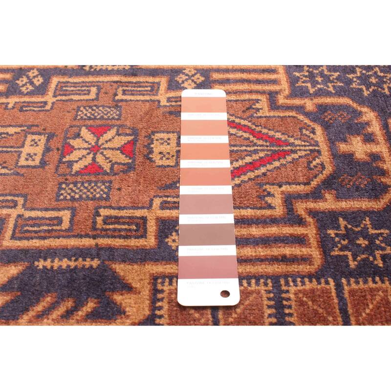 ECARPETGALLERY Hand-knotted Teimani Brown Wool Rug - 2'9 x 4'8