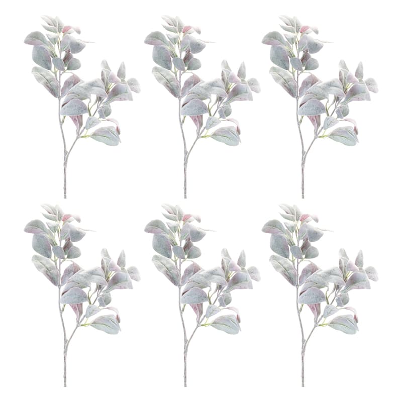 Artificial Lambs Ear Leaf Spray - 37.5" - Set of 6
