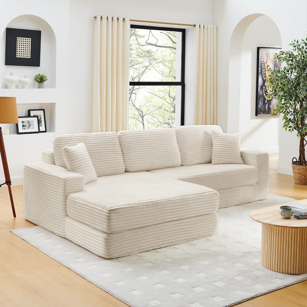 Luxury Sleeper Sofa Bed with Soft Cushion - Ultimate Comfort for Your Home