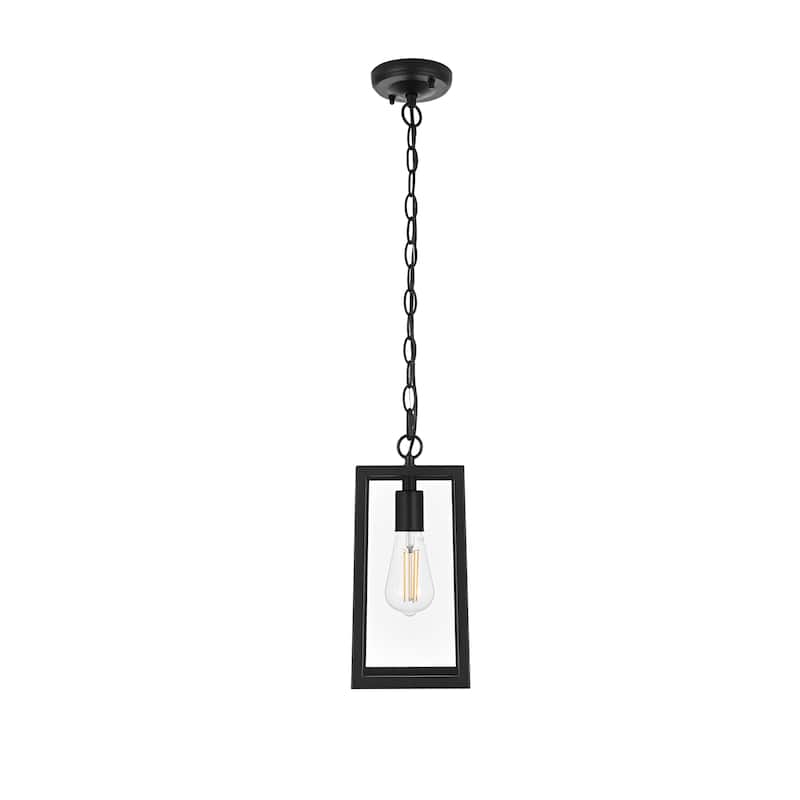Lachlan 13 inch Outdoor Pendant in Black - 13" - 13" - Black