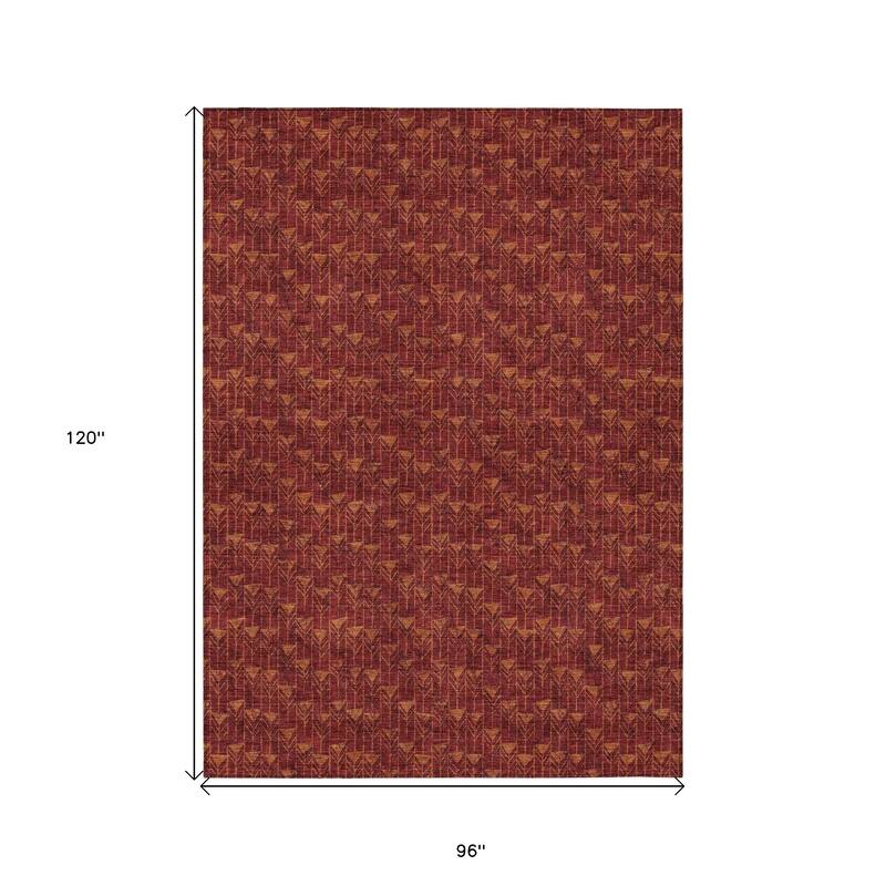 Lari Abstract Shapes Weather Resistant Versatile Elegance Outdoor Rug