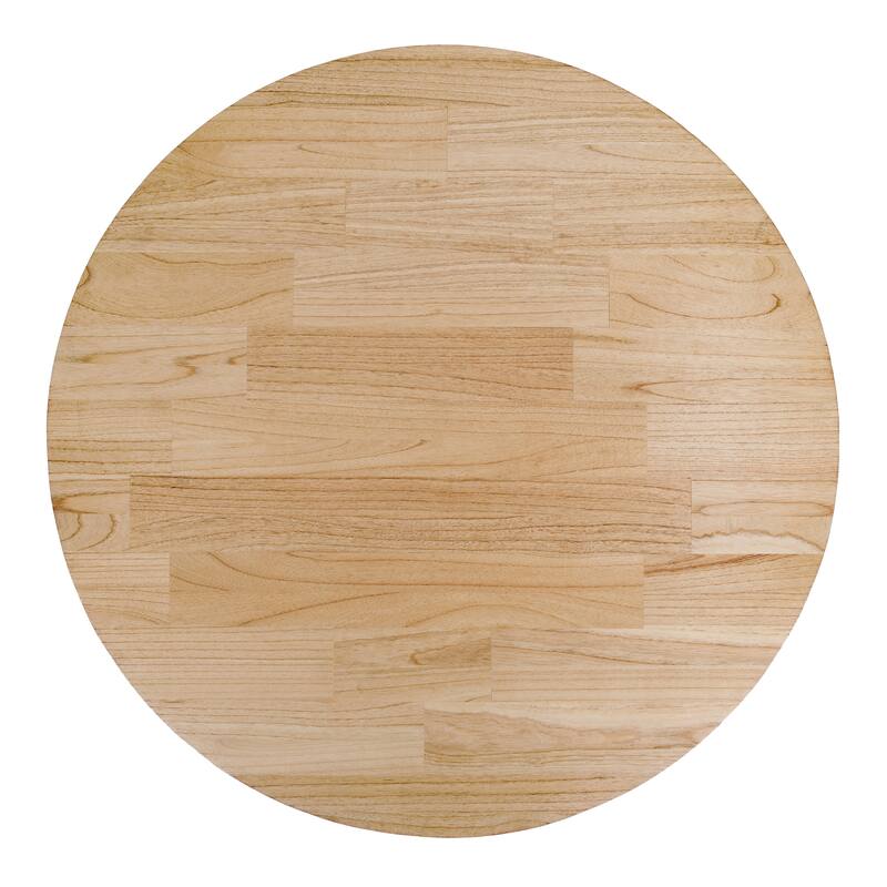 NPD Furniture Brisa Rattan Coffee / Side End Table with Wood Top