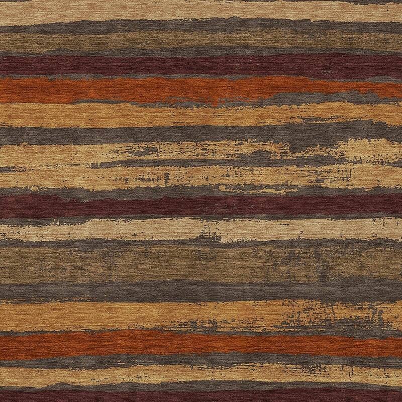 HomeRoots Striped Transitional Rectangle Outdoor Rug