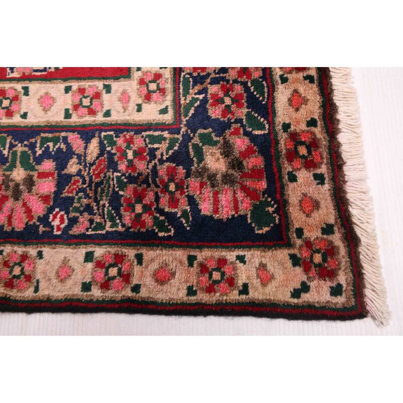 ECARPETGALLERY Hand-knotted Melis Vintage Red Wool Rug - 5'9 x 8'0