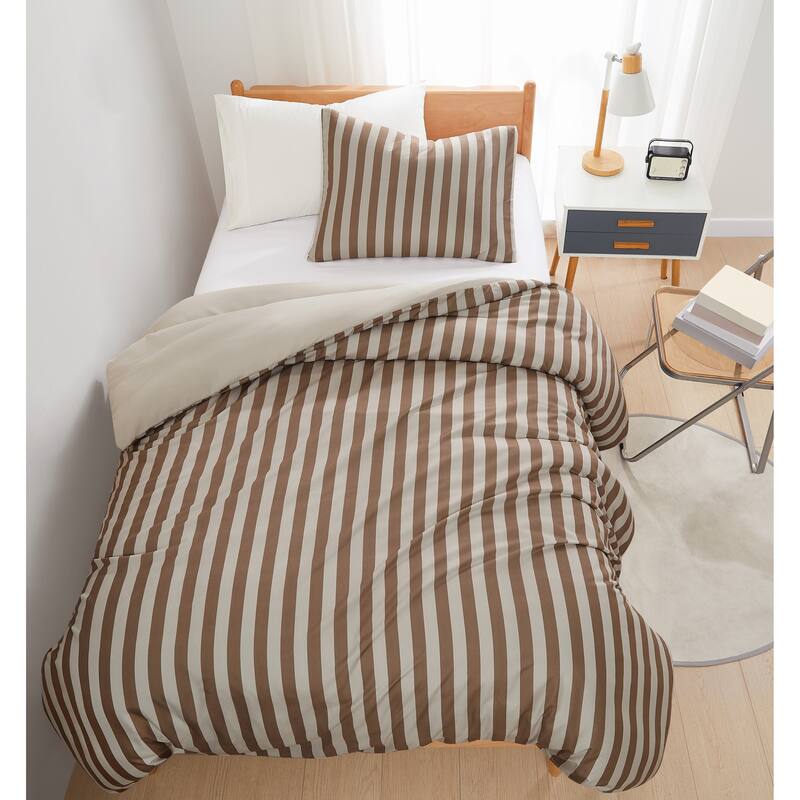 Truly Soft Weston Stripe 3 Piece Comforter Set