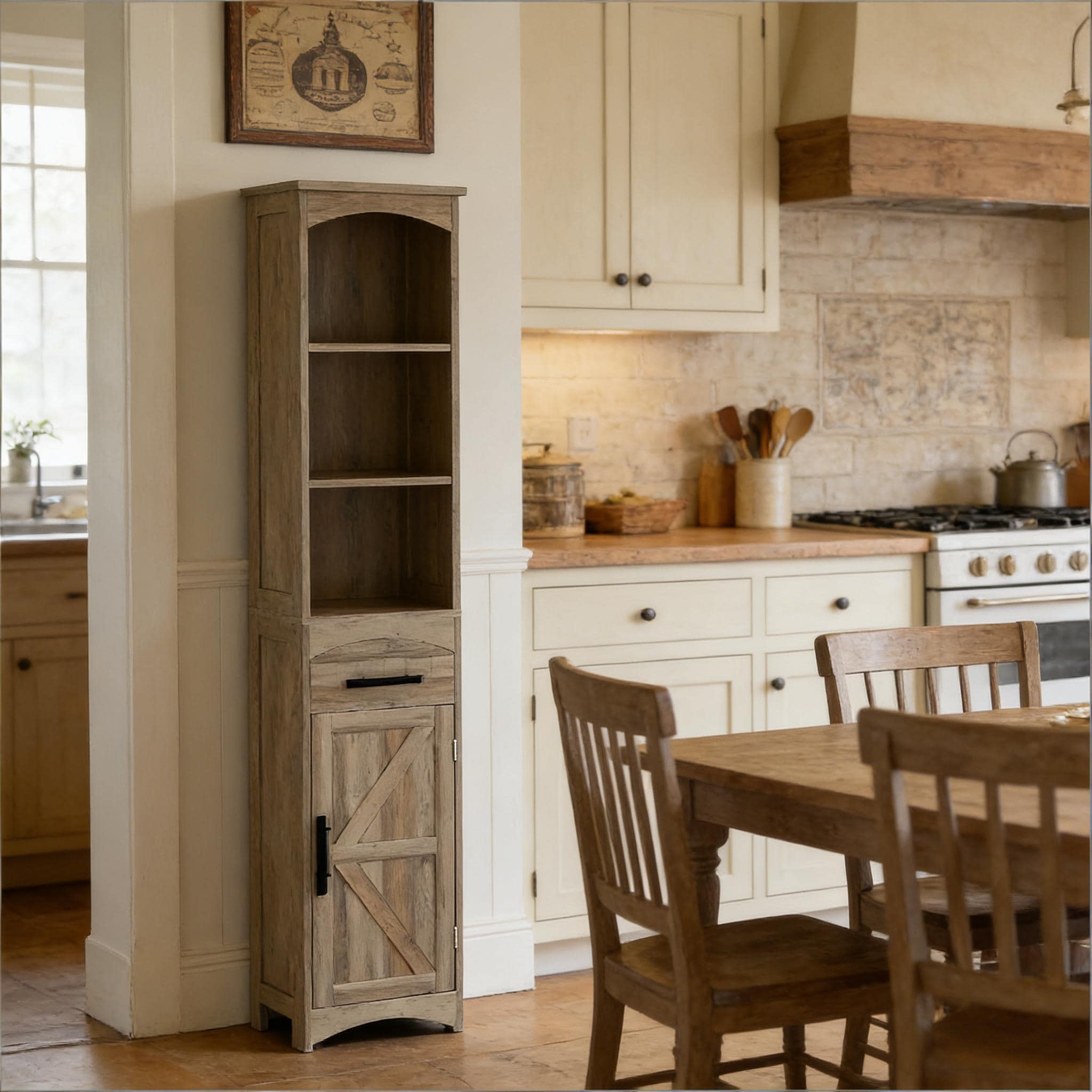 Storage Cabinet, Spacious Shoe Racks Organizer, Shoe Cabinet for Living Room