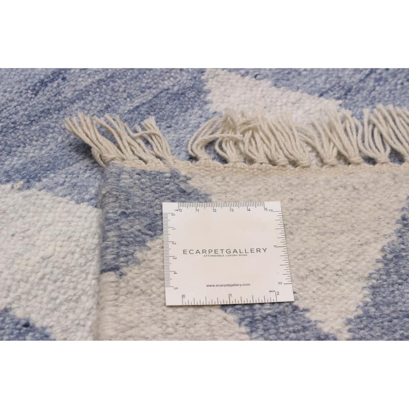 Ankara FW Slate Blue Kilim 8'10" x 11'8" - 8'10 x 11'8