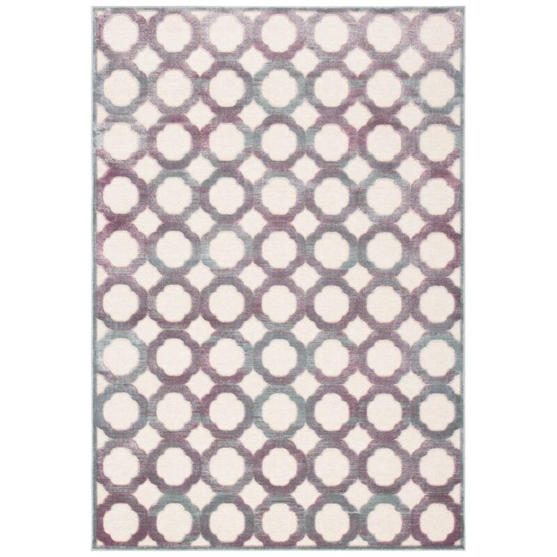 SAFAVIEH Paradise Florine Geometric Viscose Rug - 5'3" x 7'6" - Grey/Multi