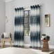 preview thumbnail 12 of 10, Scott Living Atlantic Ombre Open Weave Sheer Grommet Curtain Panel, Single Panel