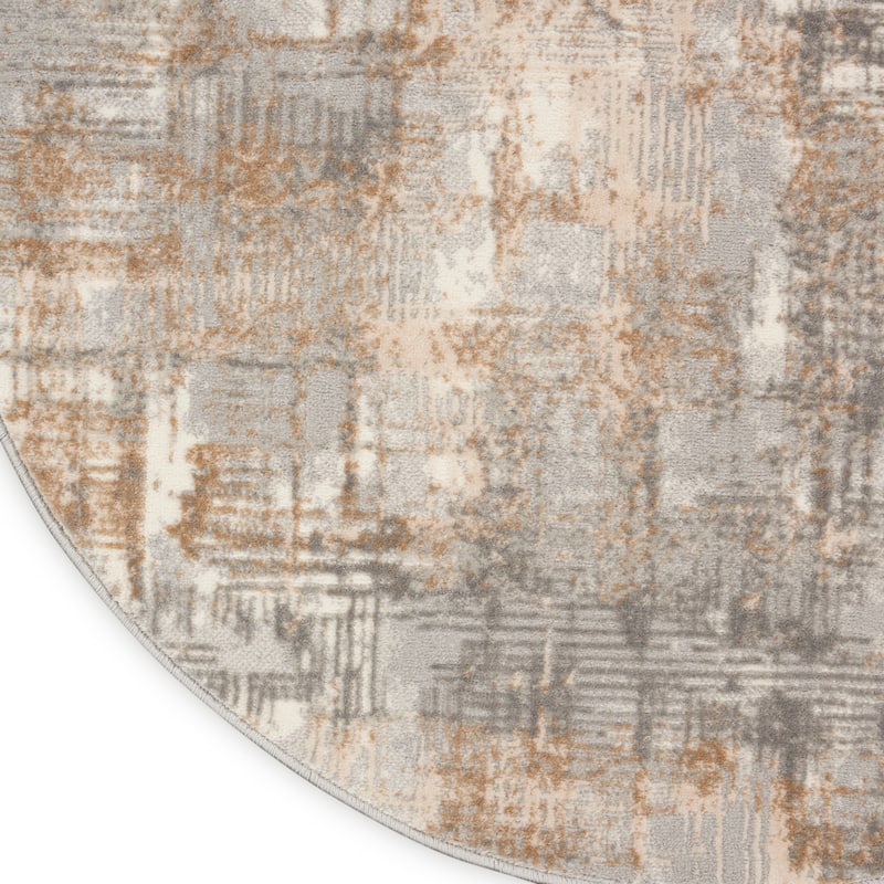 Calvin Klein Rush Contemporary Geometric Abstract Area Rug