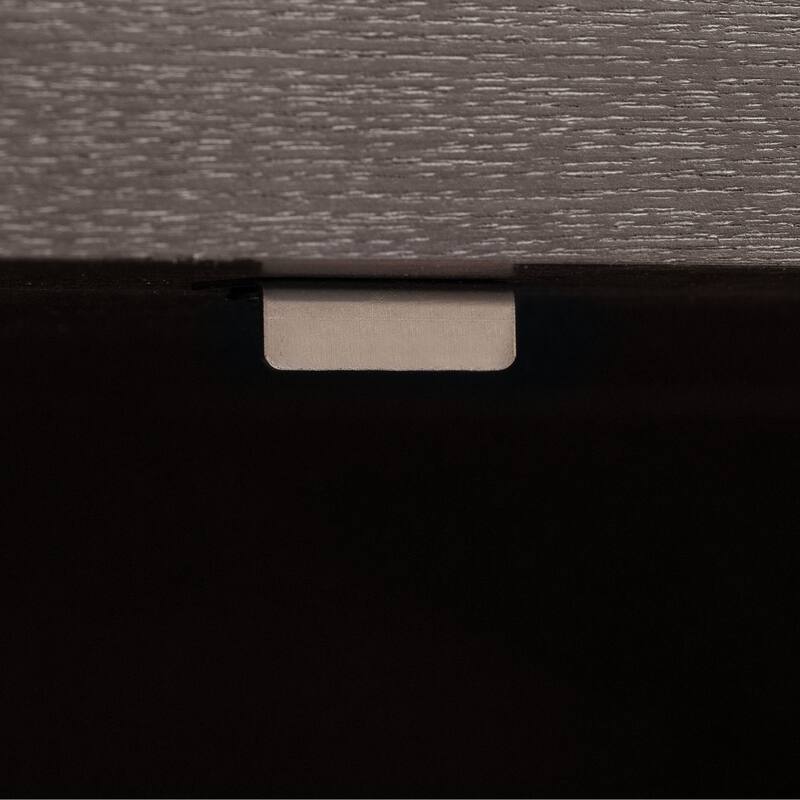Rectangular Sideboard with Adjustable Shelves and metal handles