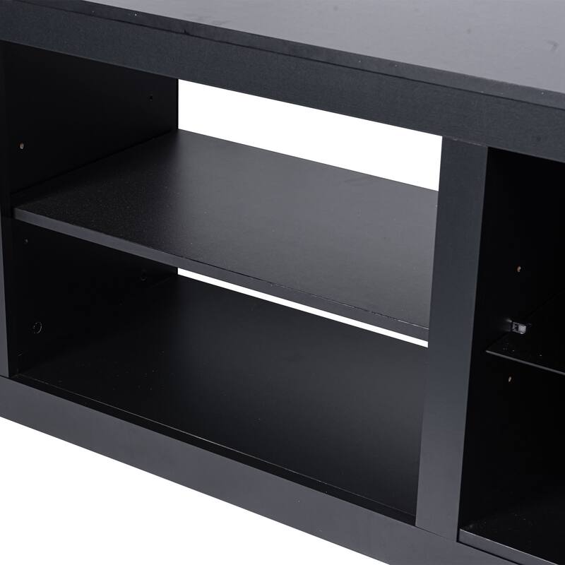 66" Modern RGB LED TV Stand Console Table for TV's up to 75"