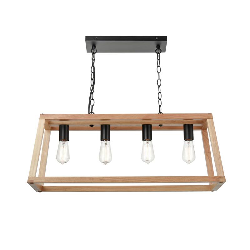 Light Society Bristol Wood Pendant Lamp