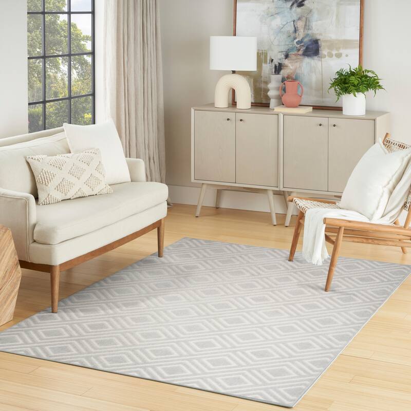 Nourison Casual Indoor only Geometric Area Rug