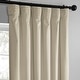 preview thumbnail 5 of 11, Exclusive Fabrics Simply Velvet Room Darkening Curtains 2 Panels Set - Velvet Window Curtains for Living Room & Bedroom