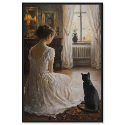 Her Faithful Companion Canvas by Art Remedy