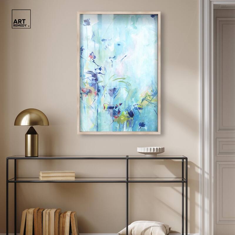 Heavenly Blue I Shadowbox by Art Remedy