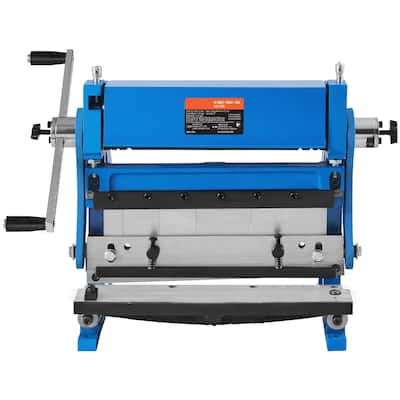 Sheet Metal Brake, 12-inch, 3-In-1 Combination Shear Brake Roll Machine - 12-inch